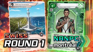 NANPC Montréal Swiss Round 1  Wenjong Issuaq vs Paul Lat  Android Netrunner [upl. by Yzeerb]