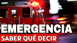 FRASES EN INGLÉS PARA EMERGENCIAS [upl. by Kcirrej695]