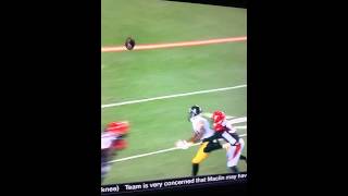 Antonio Brown hit by burfict [upl. by Nytsud923]