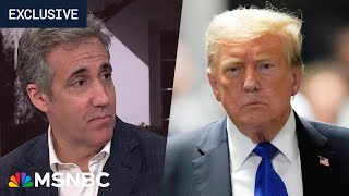 See Michael Cohens first reaction to Trumps historic guilty verdict  MSNBC Exclusive [upl. by Zahc]