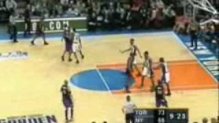 2001 NBA Playoffs Toronto Raptors  New York Knicks Game 5 4th Quarter Part 1 [upl. by Eolc844]