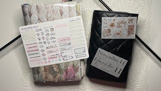 September monthly set up sterling ink undated common planner TCMC monthly sticker kit [upl. by Elleina]