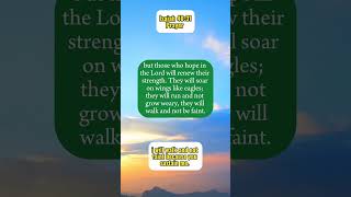 Isaiah 40 verse 31  Strength comes from the Lord  motivation motivational [upl. by Hiro]