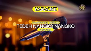 KARAOKE  TEDEH NANGKO NANGKO  ROMIYANTI BR TARIGAN  TONE COWOK [upl. by Carver335]