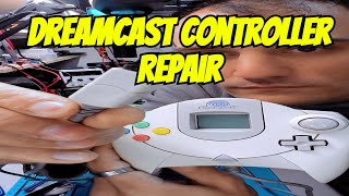 SEGA DreamCast Controller Repair and Cleaning howto [upl. by Enialem624]