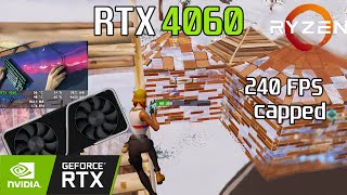 🚀 RTX 4060  Ryzen 5 5600X · 240fps capped · Fortnite CHAPTER 5 · COMPETITIVE SETTINGS [upl. by Eiboh748]