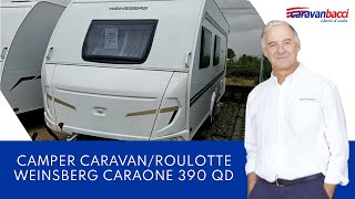 Presentazione Caravan Weinsberg Caraone 390QD  Nuova [upl. by Nelleh]