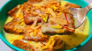 Instant Dessert Recipe That Anyone Can Make  Bread Custard Pudding  ब्रेड रेसीपी [upl. by Coulombe]