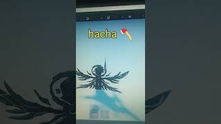 un hachita par ale juego de supervivencia 😃 roblox robloxdev robloxgamedev [upl. by Nylave487]