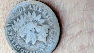 My first Metal detecting video Newaygo Michigan  My oldest find ever [upl. by Settera866]