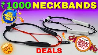 Diwali Sale 🔥 Best Neckbands Under ₹1000 in 2024 🔥Best Neckbands Under ₹1500 in Flipkart Diwali Sale [upl. by Gayla]