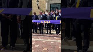 Renovated Huey P Long field house reopens at LSU [upl. by Sande]