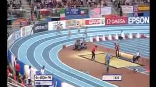 Women Euro indoor 4 X 400 relay Turin 2009 [upl. by Ibrik6]