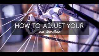 How To Adjust Your Rear Derailleur For Perfect Indexing [upl. by Meadows]