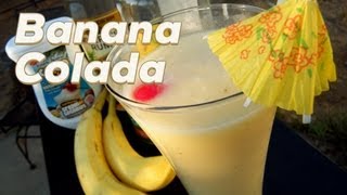 Banana Colada Drink Recipe  TheFNDCcom [upl. by Brause]