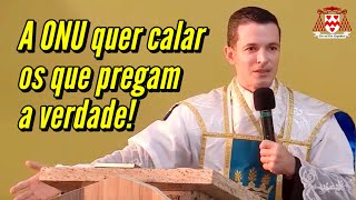 A ONU quer impor sua agenda esquerdista sobre as religiões — Padre Overland [upl. by Damien]