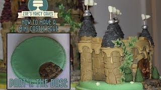 Mini Castle Cake Part 1 making the base How To Tutorial Zoes Fancy Cakes [upl. by Gasparo]