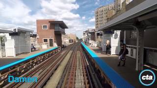 CTA Ride the Rails Blue Line to OHare in Real Time 2015 [upl. by Thurlow654]