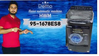 How to use HWM951678 haier automatic machine by Zohaib Alvi [upl. by Napier]