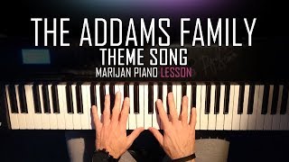 HalloweenWeek  How To Play The Addams Family  Theme Song  Piano Tutorial Lesson [upl. by Chaing910]