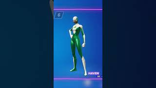 25 TRYHARD Battle Pass Skins Fortnite [upl. by Sldney991]