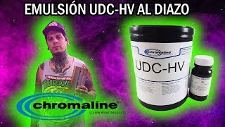 EMULSIÓN UDCHV AL DIAZO chromaline 2020 [upl. by Erlinna]