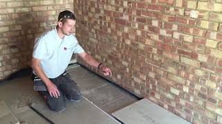 Installing a chipboard floating floor with TP Building [upl. by Hemphill]