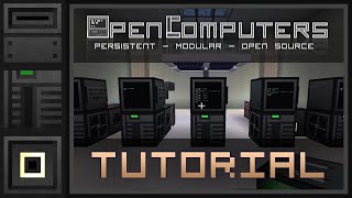 OpenComputers v11 Tutorial 1 Basic setup English [upl. by Lutim]