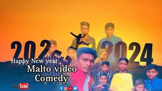 New Malto Comedy Video Happy New year Jakay Malto 20232024 [upl. by Novaat]