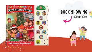 Cocomelon  Christmas Songs  Snowy SingAlong  Sound Book [upl. by Agripina73]