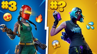 10 Most TRYHARD Battle Pass Skins In Fortnite Sweaty Battle Pass Skins [upl. by Nair654]