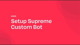 Setting Up Supreme Custom Bot  Discord Ticket Bot  Helpergg  Parentgg  Best Ticket Bot [upl. by Shaughnessy]