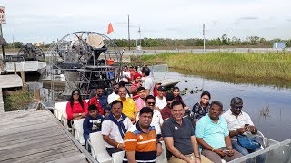 Everglades Gator Park Air Boat Tour  Miami USA  Everglades Tours  Airboat Tours [upl. by Magel]