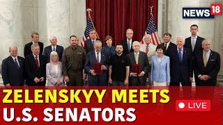 Russia Vs Ukraine War Live  Zelenskyy Meets US Senators Live  Russia Ukraine Conflict Live  N18G [upl. by Spain]