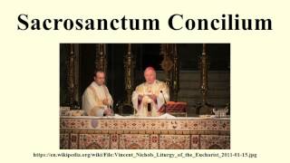 Sacrosanctum Concilium [upl. by Devaney109]