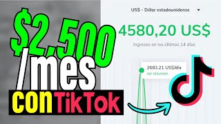 CÓMO MONETIZAR TIKTOK 2023 💰 Tutorial ganar dinero en TIKTOK SIN TENER SEGUIDORES 💲 [upl. by Launame]