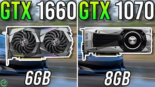 GTX 1660 6GB vs GTX 1070 8GB  Tested in 2023 [upl. by Saideman]