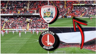 DRAMATIC END PENALTY SAVE amp MANAGER SENT OFF Charlton Vs Barnsley Vlog [upl. by Cilegna]