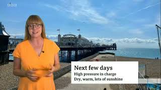 Kate Kinsella South East England weather forecast BBC September 15th 2024 [upl. by Niemad757]