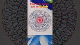 Five colors handwork for spirograph😳😳shorts trending drawing art spirograph handwork [upl. by Annaor127]