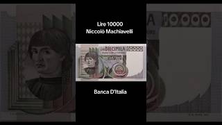 Lire 10000 🇮🇹 Banconota Niccolò Machiavelli monete rare collection euro numismatica lire doc [upl. by Hnim968]