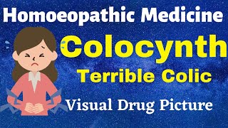 Colocynthis  Colocynth Uses Symptoms Homoeopathic Medicine for colic Pain in Abdomen Sciatica [upl. by Leuname]