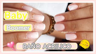 APRENDE a Aplicar ACRILICO Sobre TIPS  como poner Tips en las uñas  uñas acrílicas  tendencia [upl. by Daffie]