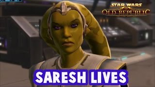 SWTOR KOTET Letting Saresh live [upl. by Nnewg]