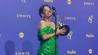 Liza ColonZayas Best Comedy Supporting Actress The Bear 2024 Emmys press room interview [upl. by Barraza]