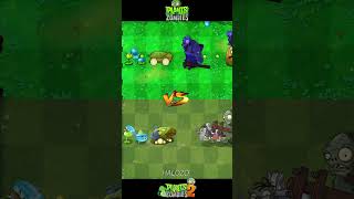 Pvz vs pvz 2  Repeater Melon Pult Team  Cob Cannon Plant Vs Gargantuar zombie Team shorts [upl. by Anaujait]