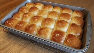 24 Soft Yeast Rolls Bread Machine Method [upl. by Anahgem628]