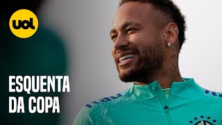 🔴 AO VIVO Mano na seleção CBF nega Neymar chega e treina Messi crava Brasil favorito e mais [upl. by Pamelina]