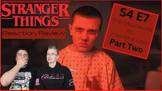 Stranger Things  S4 E7 pt 2  The Massacre at Hawkins Lab  ReactionReview [upl. by Ayr259]