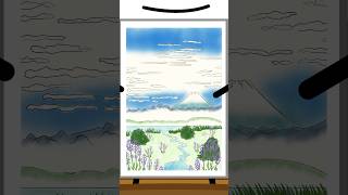 How our Ukiyoe style drawing is created 🗻🪻 [upl. by Dionis]